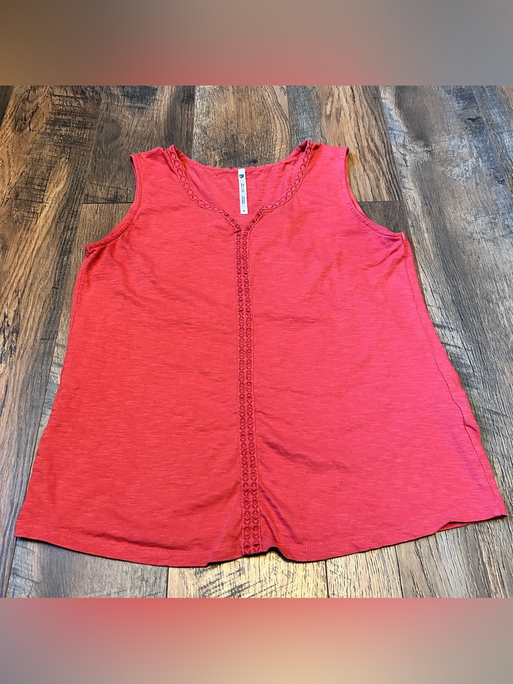 ~*~ Kuhl Women’s Shay Tank in Crab Apple S 100% Organic Cotton ~*~